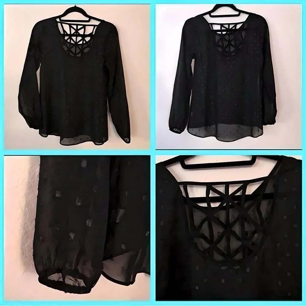 *30of3* Moa Moa blouse. Excellent condition. Size Small. - Picture 3 of 9